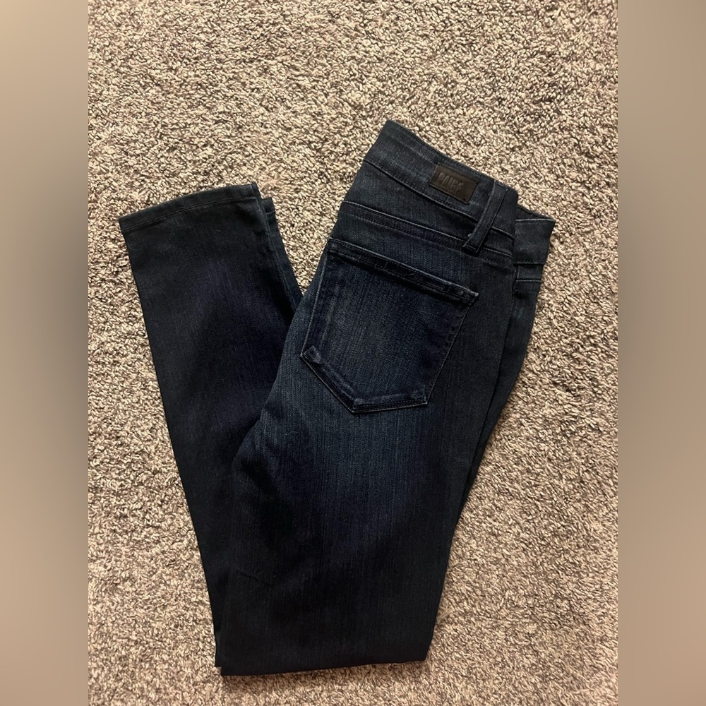 PAIGE Denim Verdugo Crop Skinny Jeans Size 25 - Picture 4 of 14